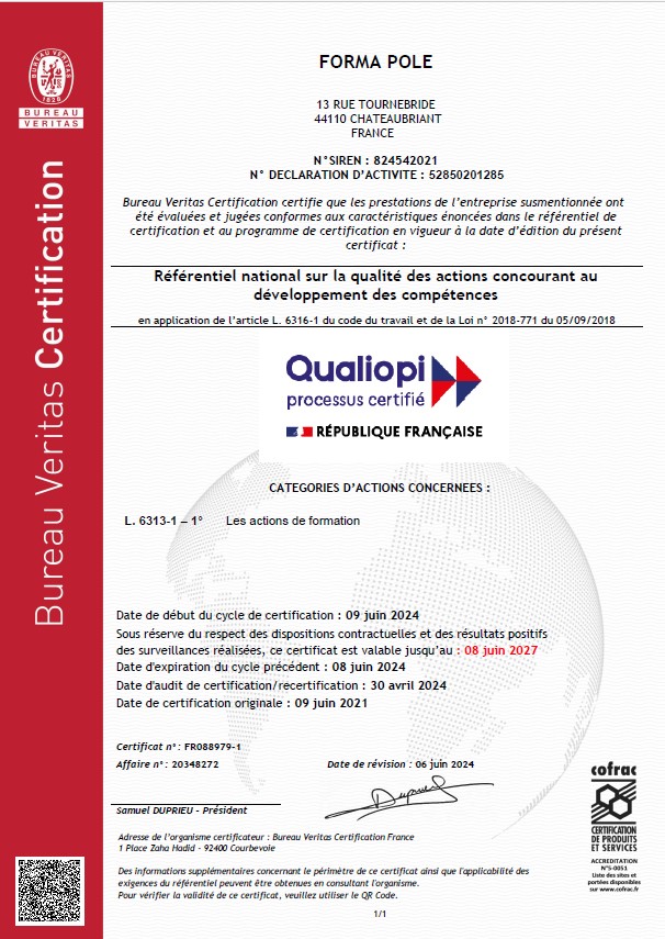 certificat qualiopi qualite formation 2024